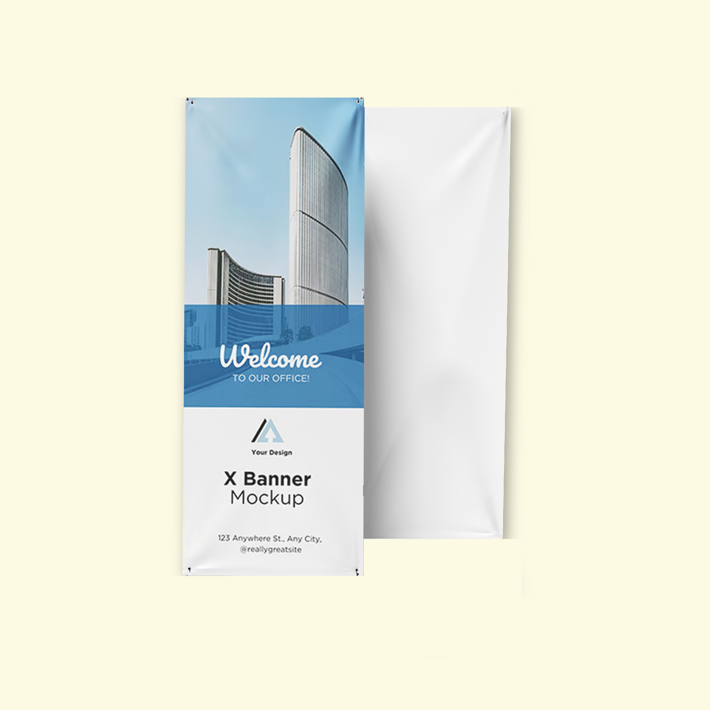 X-Banner 60x160 Albatros 210gr Tanpa Rangka